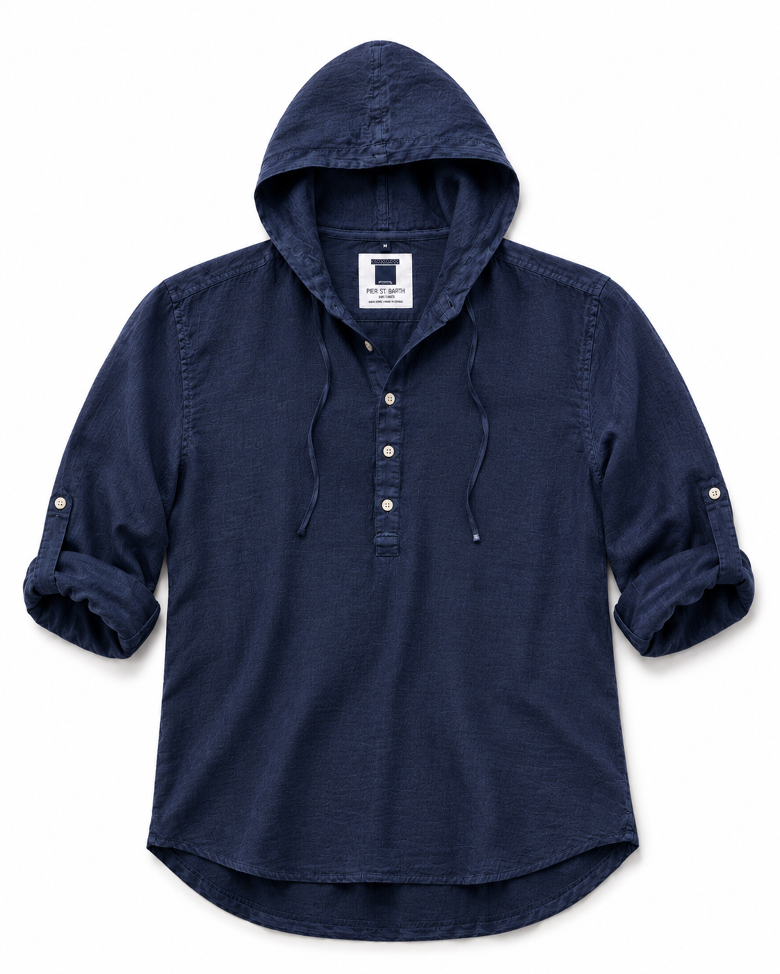 Men's Venice Beach Solid Linen Hoodies