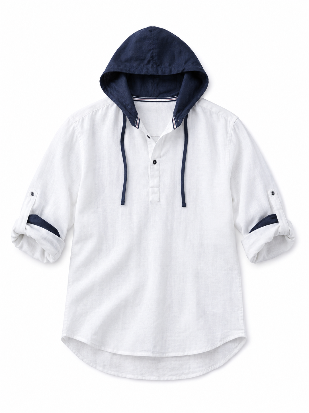 Men's Venice Beach Solid Linen Hoodies