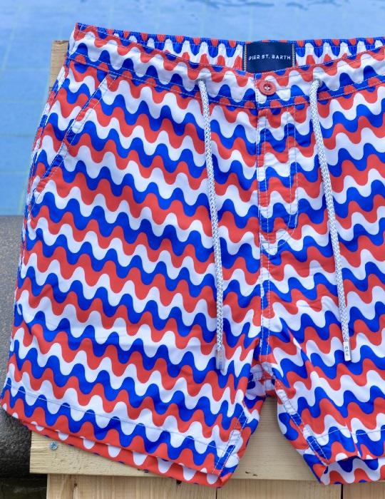 Hamptons Tailored Swim Shorts - Spool Checks
