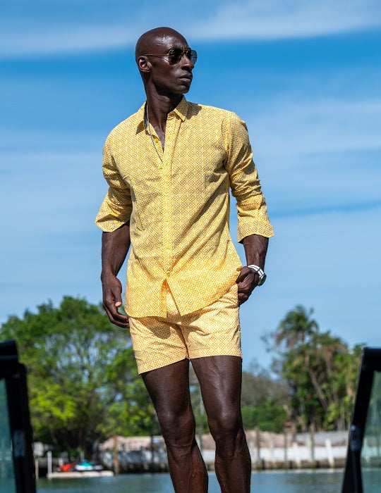 Hamptons Tailored Swim Shorts - Spool Checks