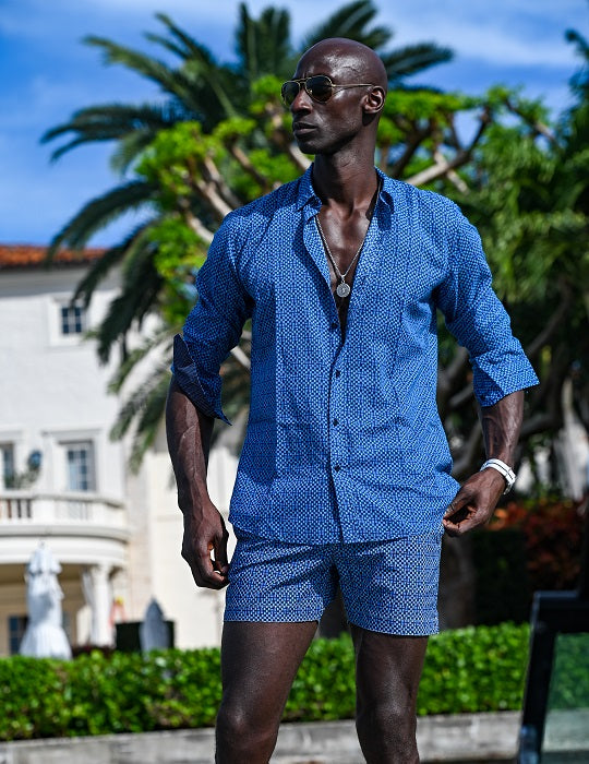 Hamptons Tailored Swim Shorts - Spool Checks