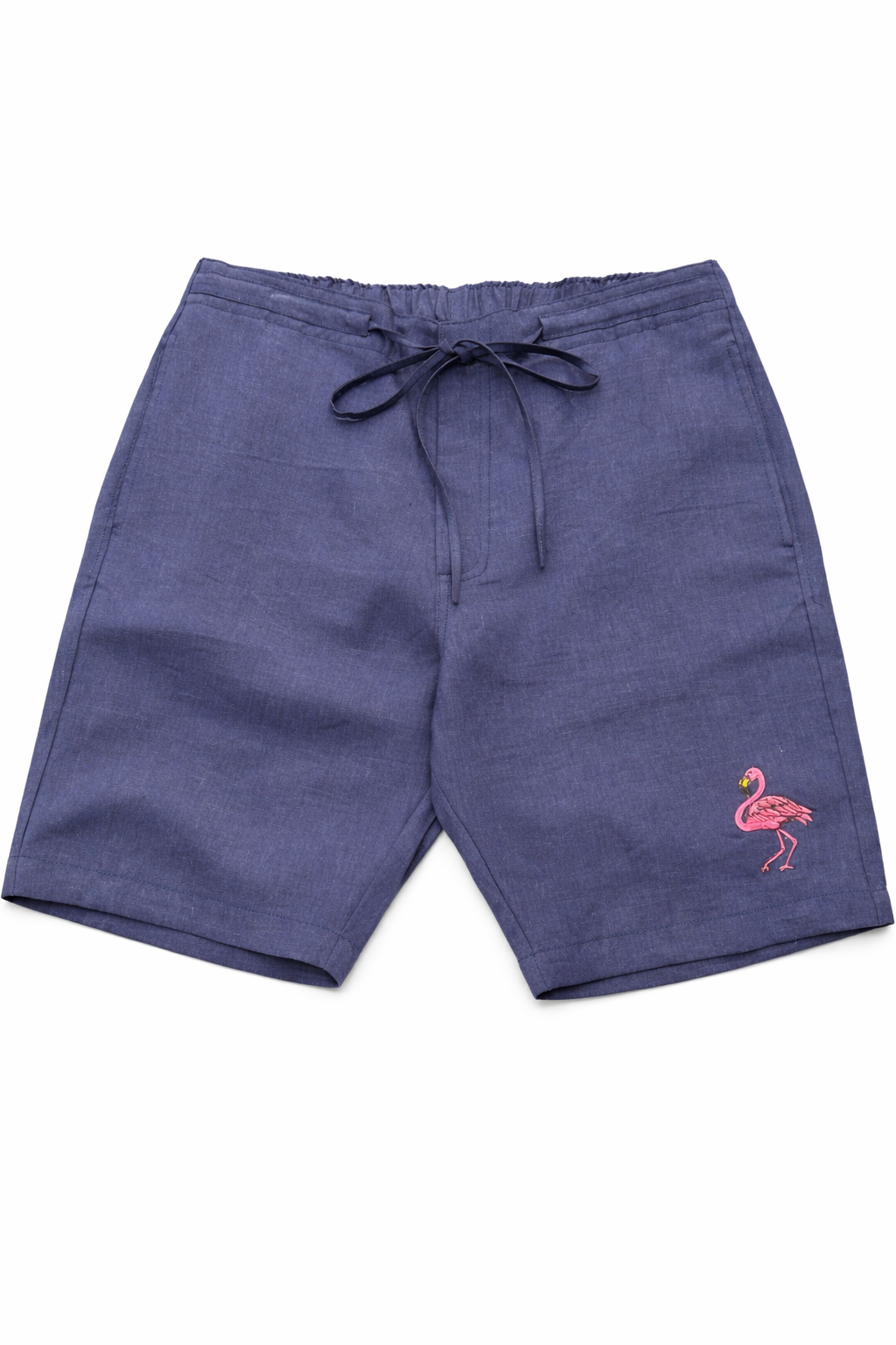 Men’s Barbuda Flamant St Barth Shorts – Knee Length, Zip Fly