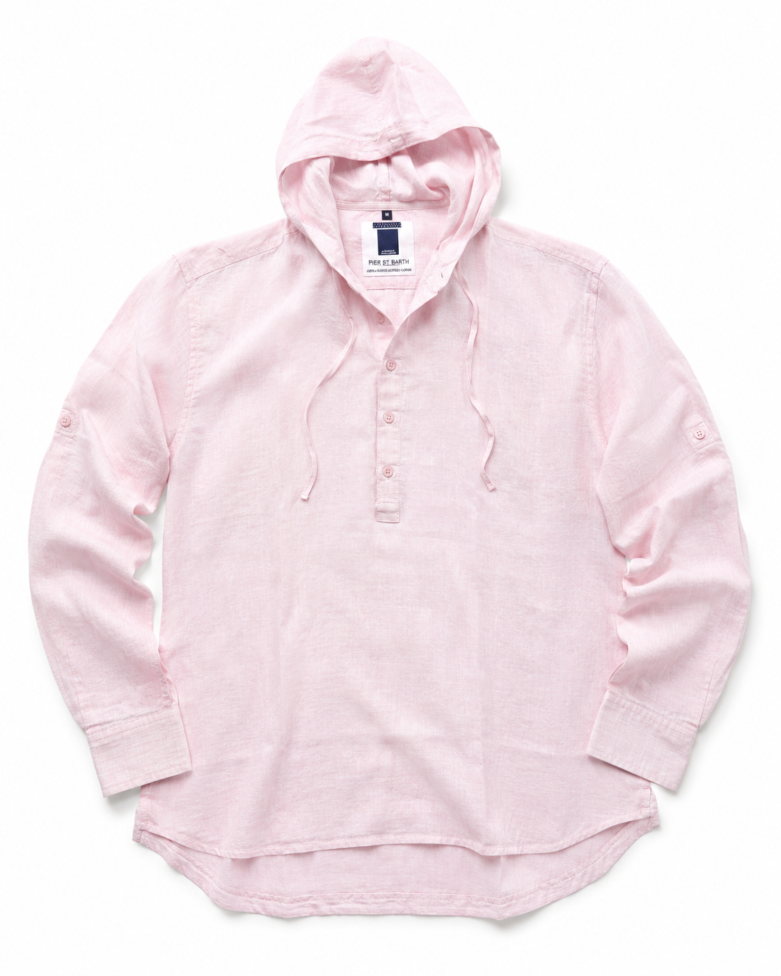 Men's Venice Beach Solid Linen Hoodies