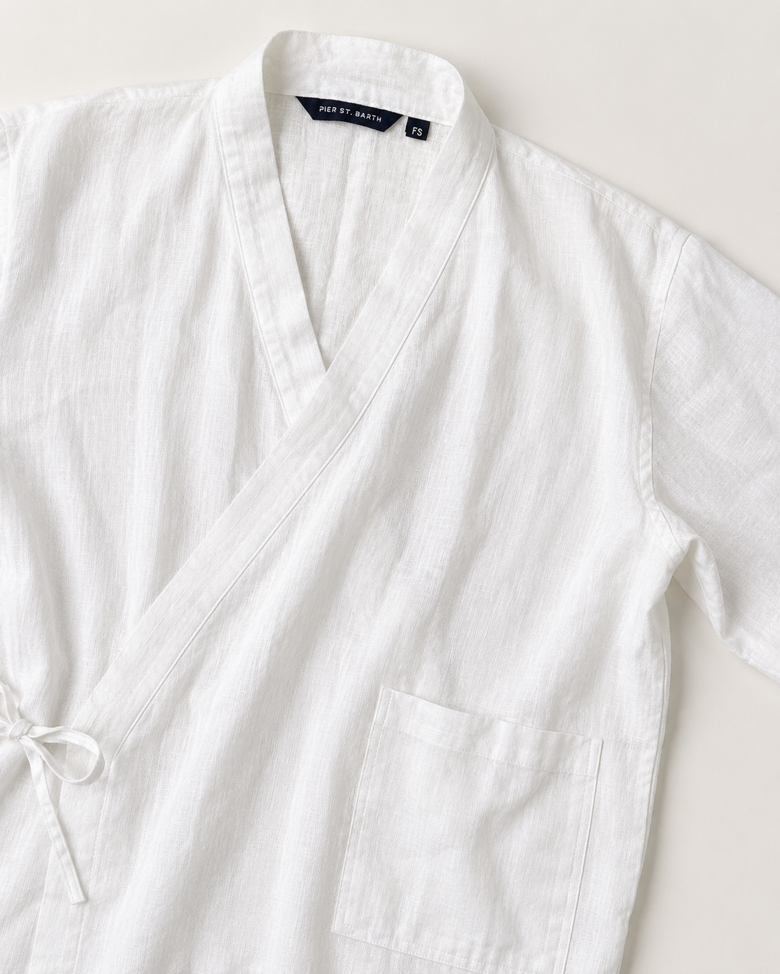 Men's Rykonan Kimono & Shorts Linen Set
