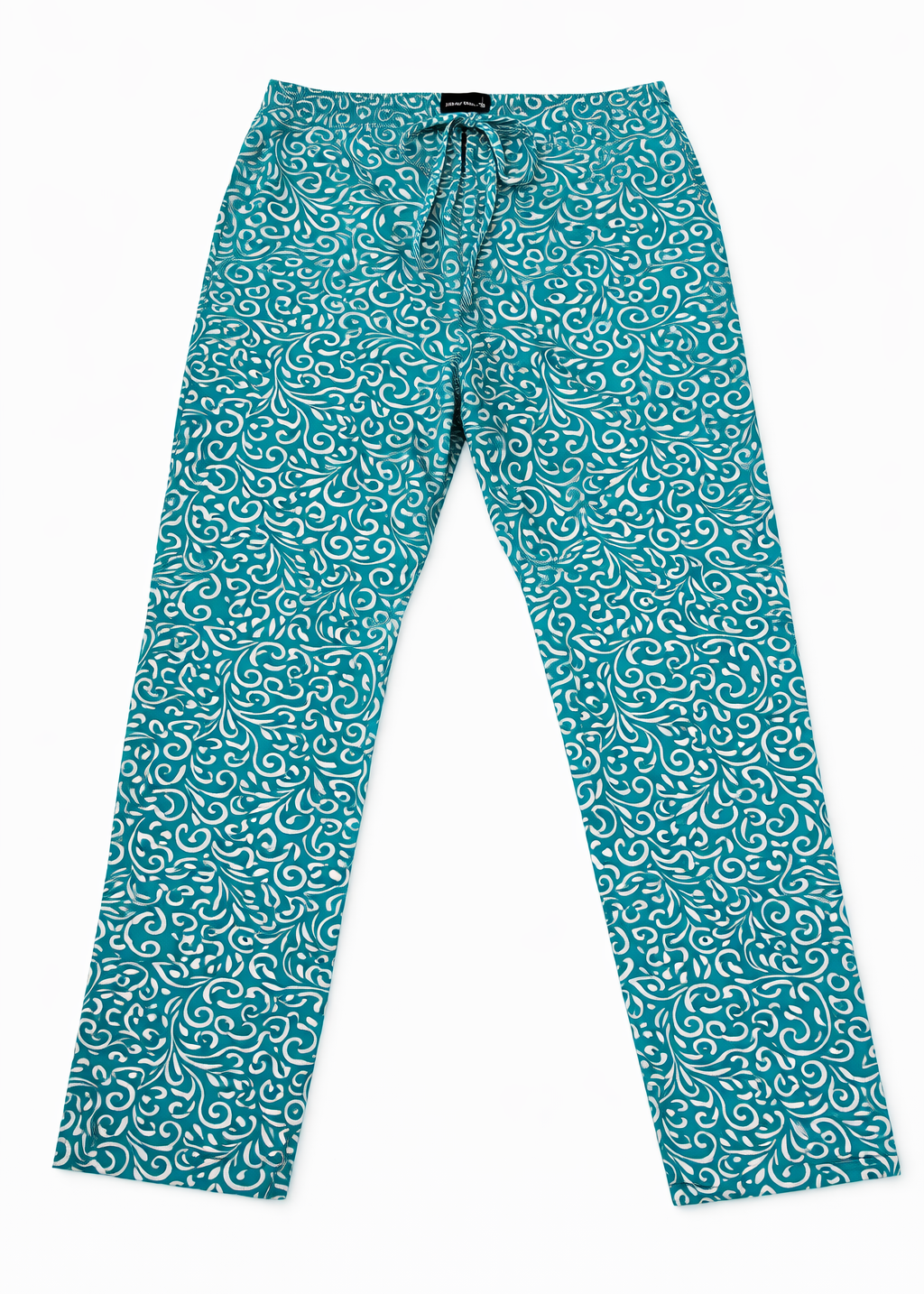 Men's Barbuda Patterned Linen Pants