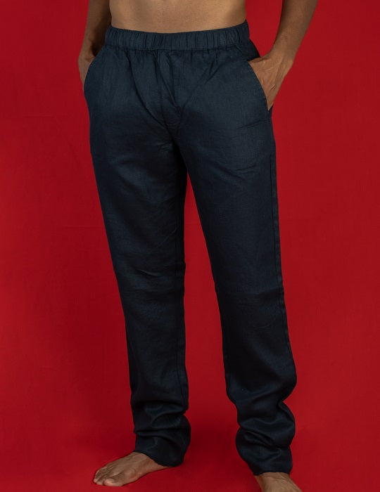 Oahu Linen Pants - Contemporary Straight Cut
