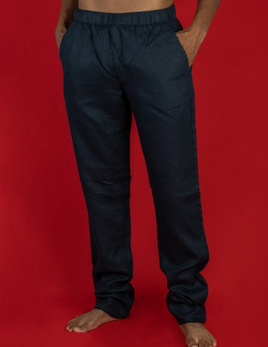 Oahu Linen Pants - Contemporary Straight Cut
