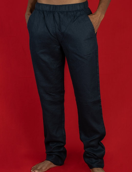 Oahu Linen Pants - Contemporary Straight Cut