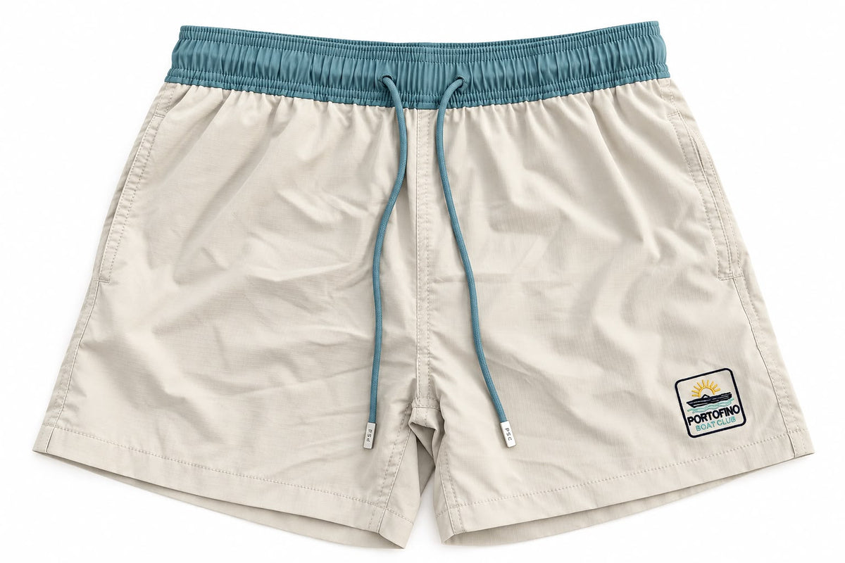Pier Terra Collection - Pier St Barth Mediterranean Blue Swim Shorts