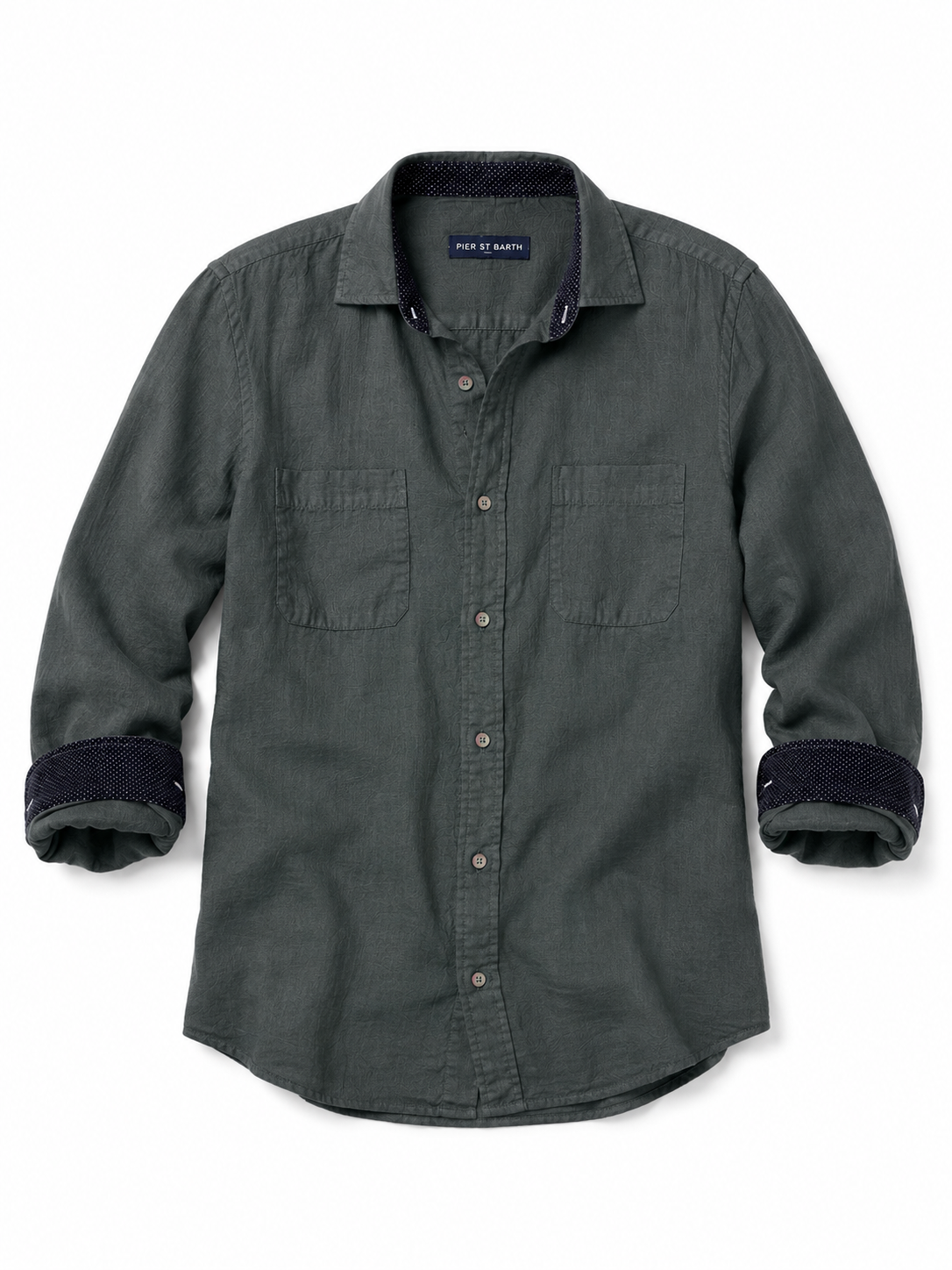Men's Corsica Utility Long Sleeve Linen Shirts