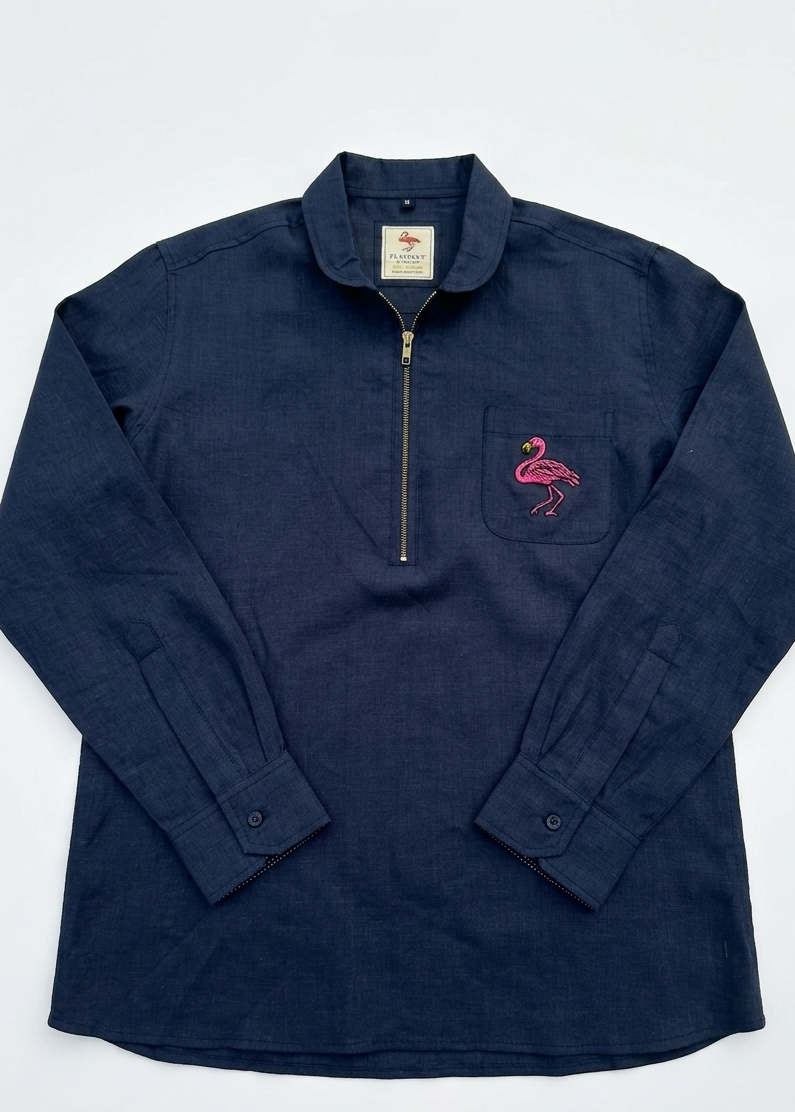 Men's Sorrento Flamant St Barth Linen Shirt